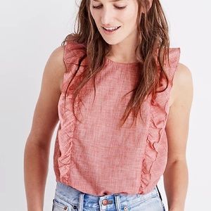 Madewell Bellflower Ruffle Top